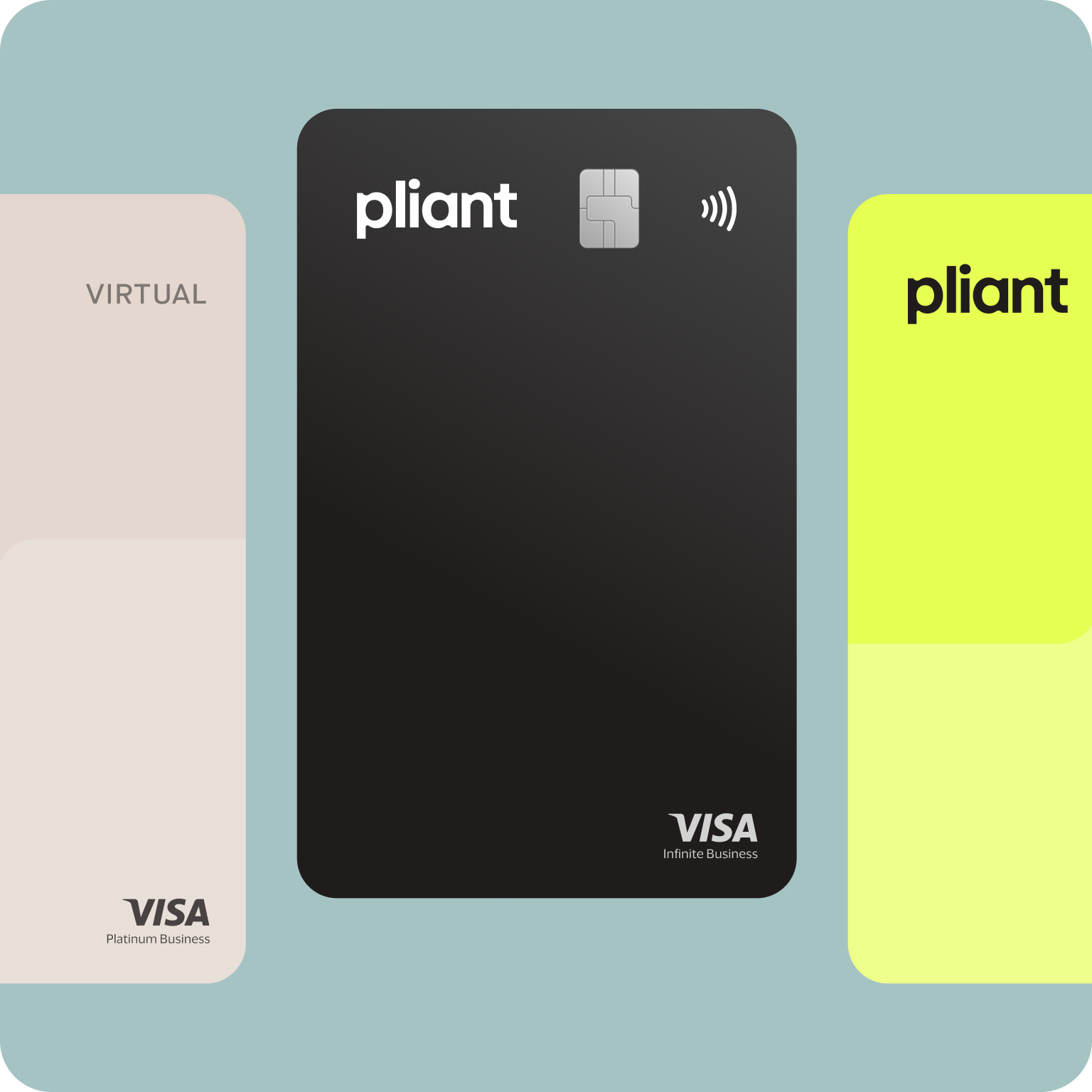 Pliant offers different types of cards