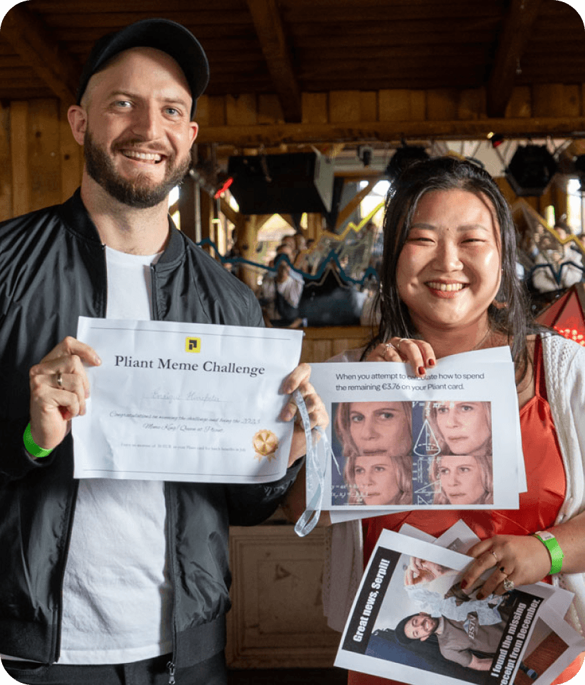 Pliant Meme Challenge employee activity