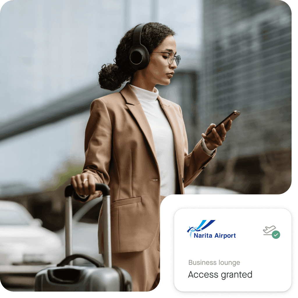 Access airport lounges as a Pliant benefit reward