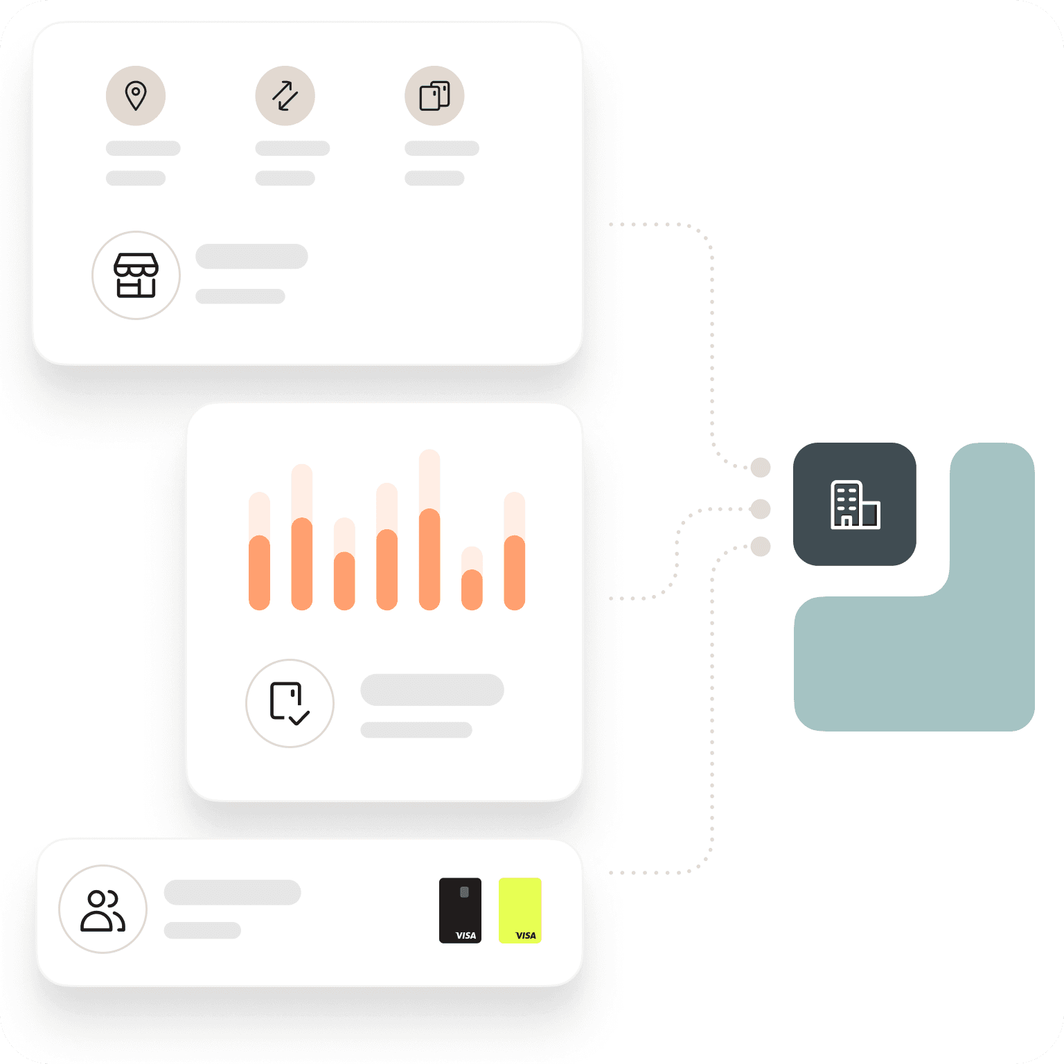 Access real-time spending data