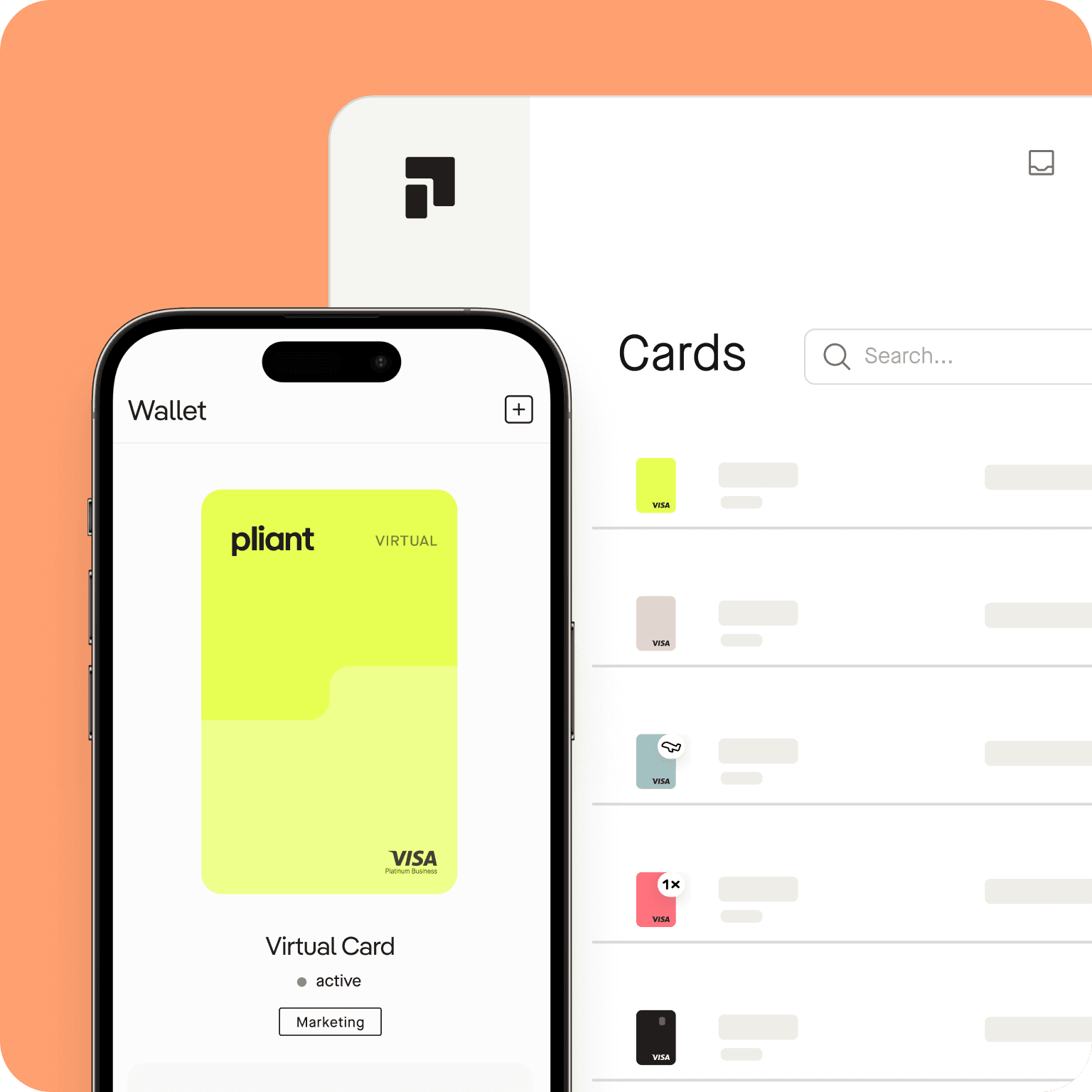 Pliant has apps on web and mobile platforms