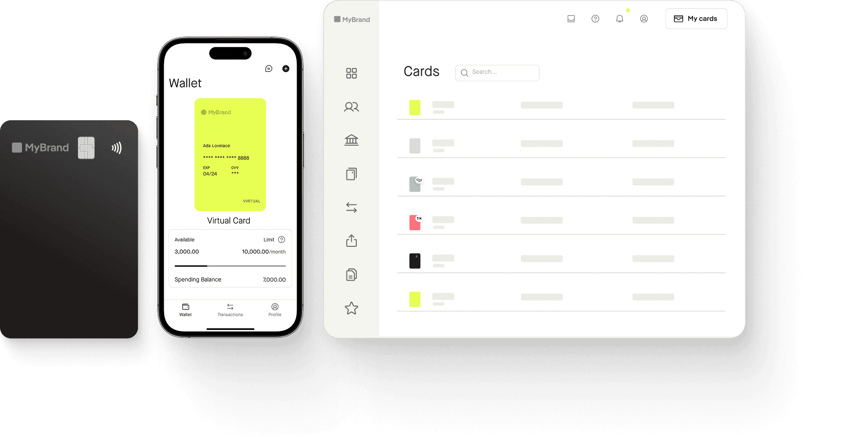 Pliant CaaS, Card OS, Spend OS solutions applications