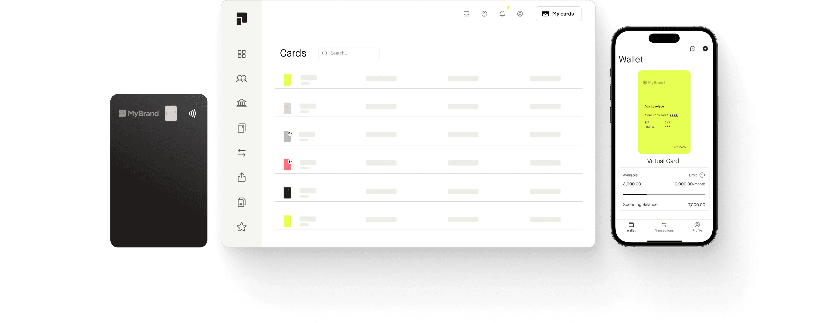 Pliant CaaS, Card OS, Spend OS solutions applications